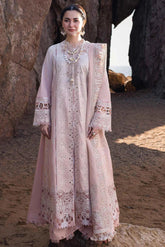 QALAMKAR - 3PC LAWN EMBROIDERED SHIRT WITH ORGANZA EMBROIDERED DUPATTA AND TROUSER - HZG2180
